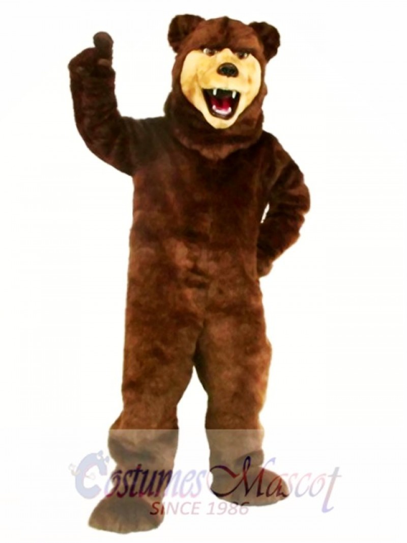 Grizzly Bear Mascot Costume