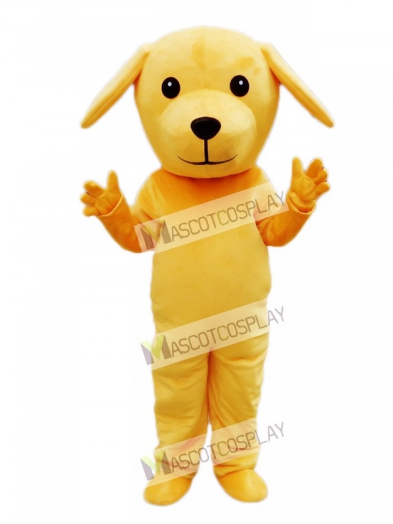 Yellow Dog Mascot Costume