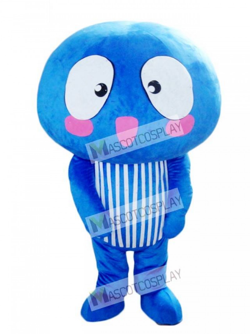 Blue Mushroom Vegetable Mascot Costume