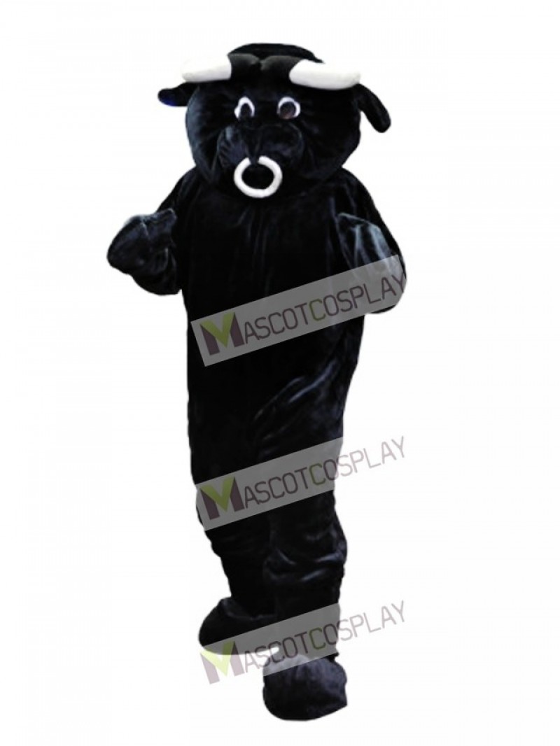 Black Bull Mascot Costume