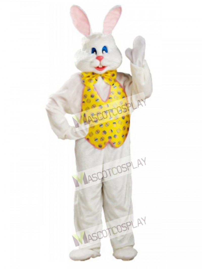 White Bunny Easter Rabbit Mascot Costume