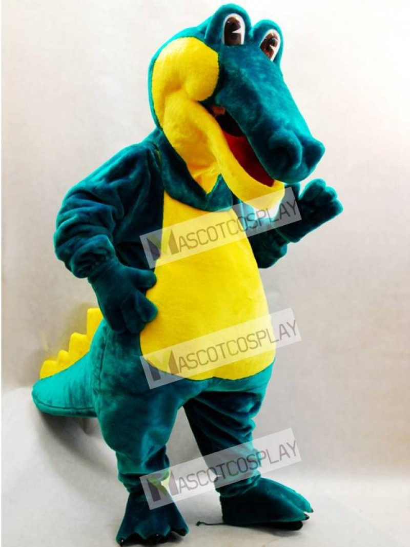 Green Crocodile Mascot Costume