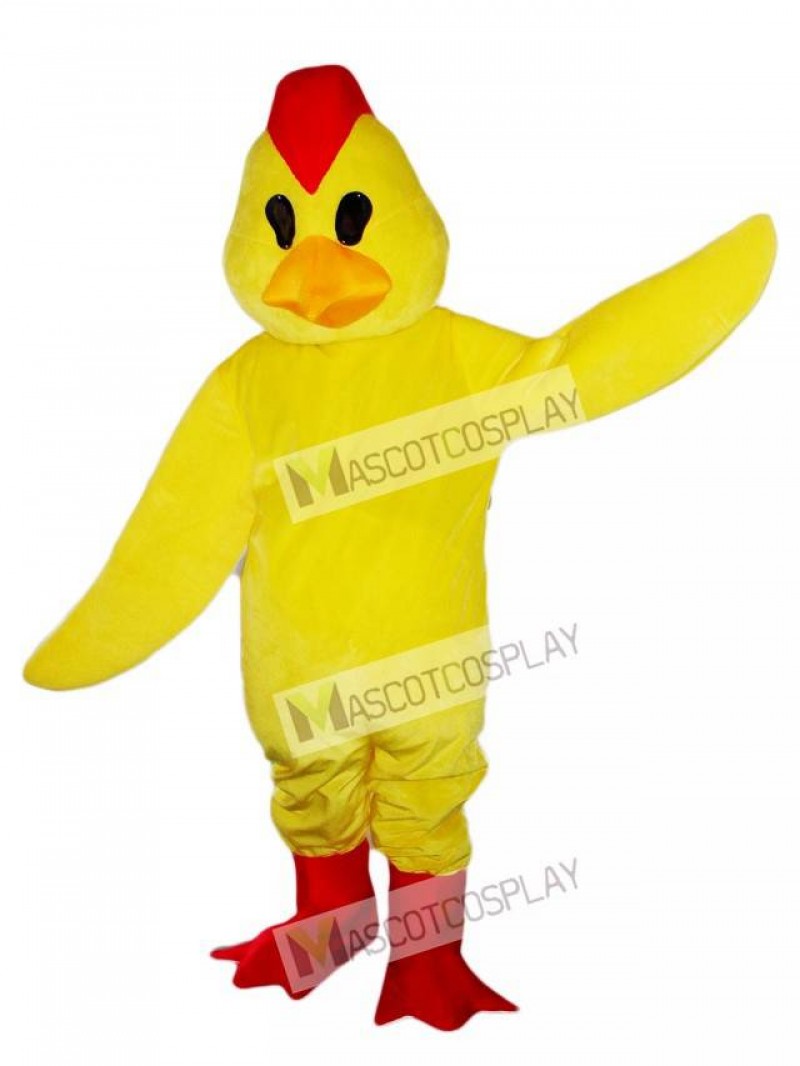 Yeollw Chick Rooster Cock Mascot Costume