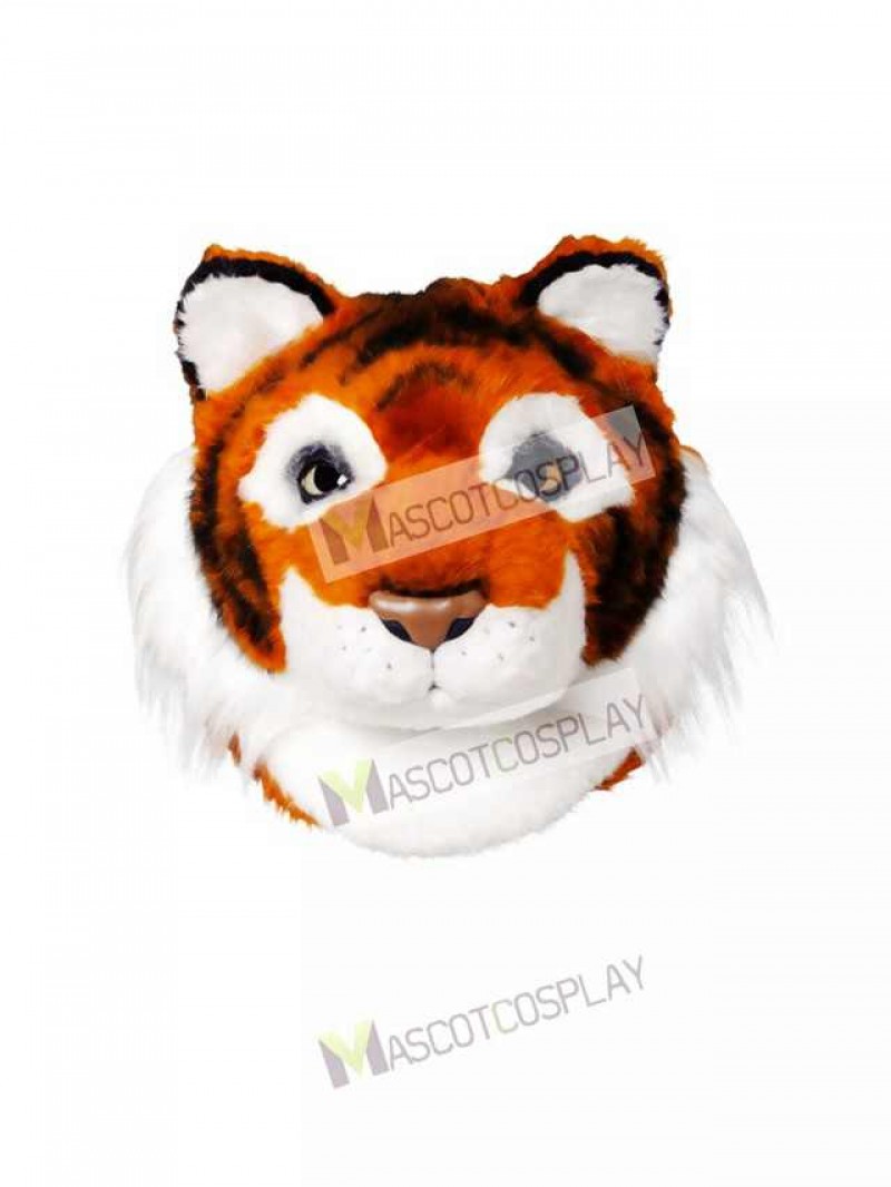 Friendly Tiger Mascot Head Only