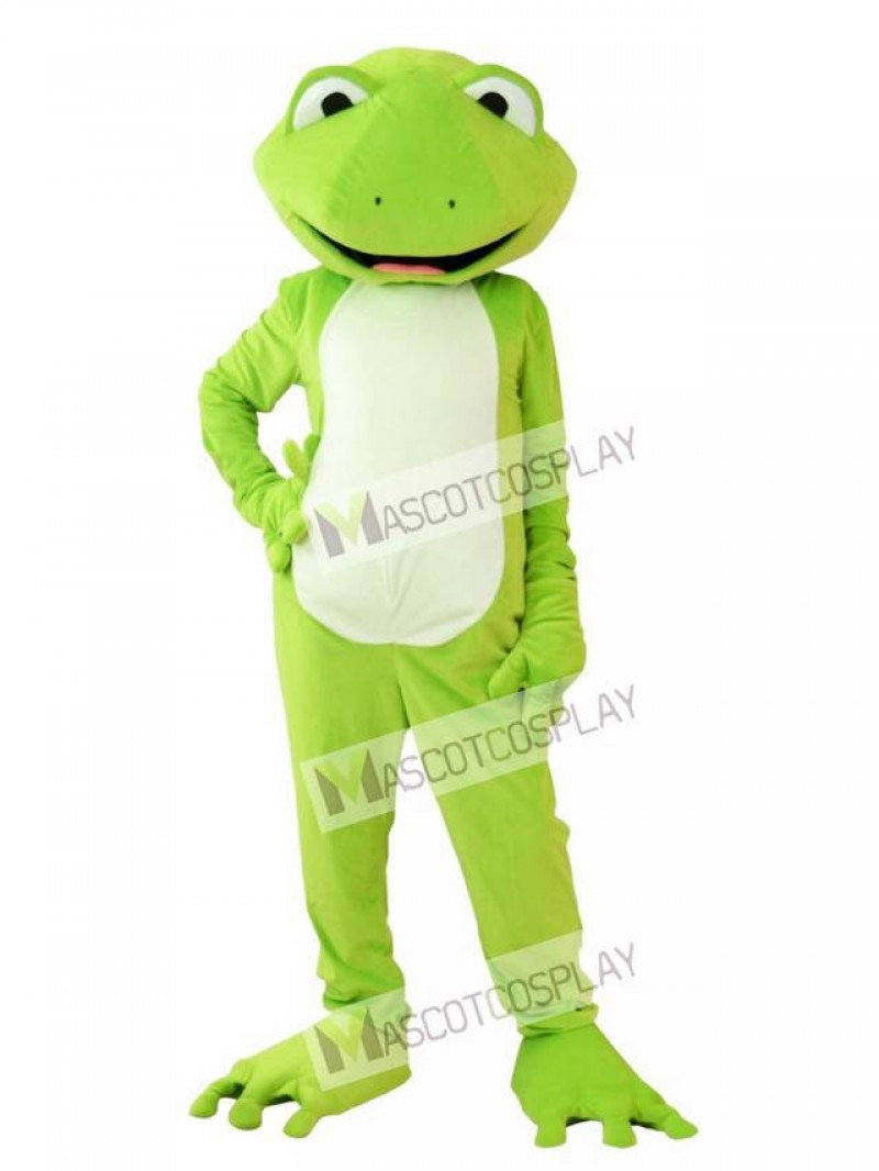 Green Frog Mascot Costume