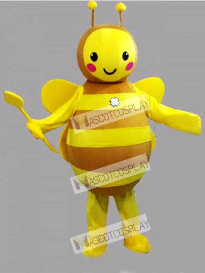 Lovely Yellow Bee Mascot Costume