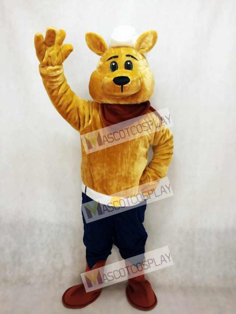 Coyote Wolf Cowboy Mascot Costume