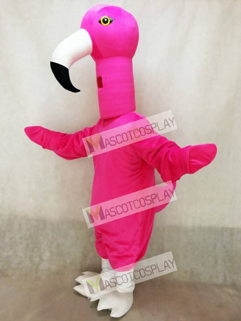 Cute Flamingo Bird Mascot Costume