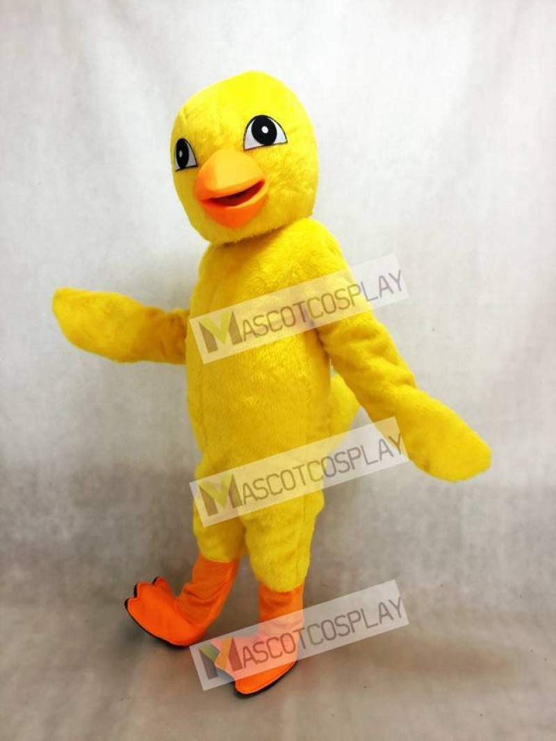 Cute Yellow Chick Mascot Costume