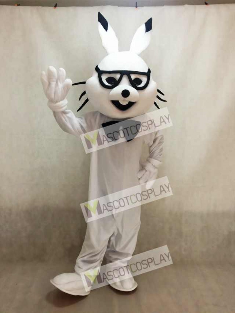 White Easter Bunny Bugs Rabbit Mascot Costumes