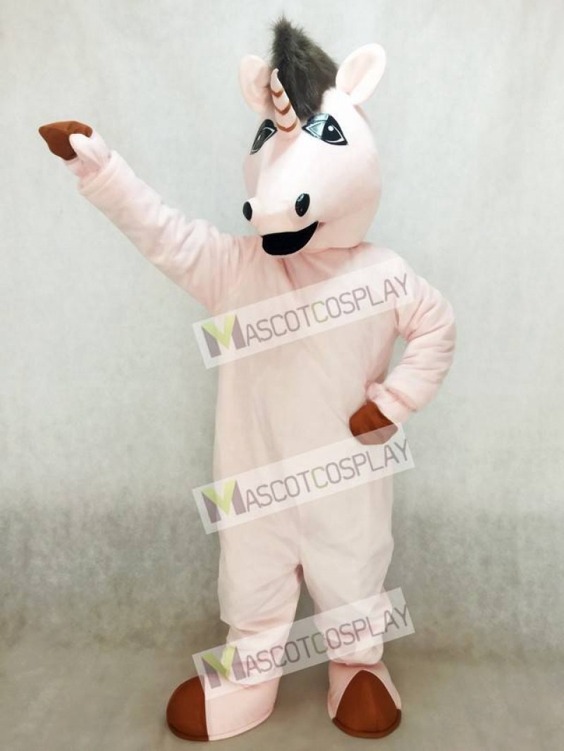 Pink Eunice Unicorn Mascot Costume