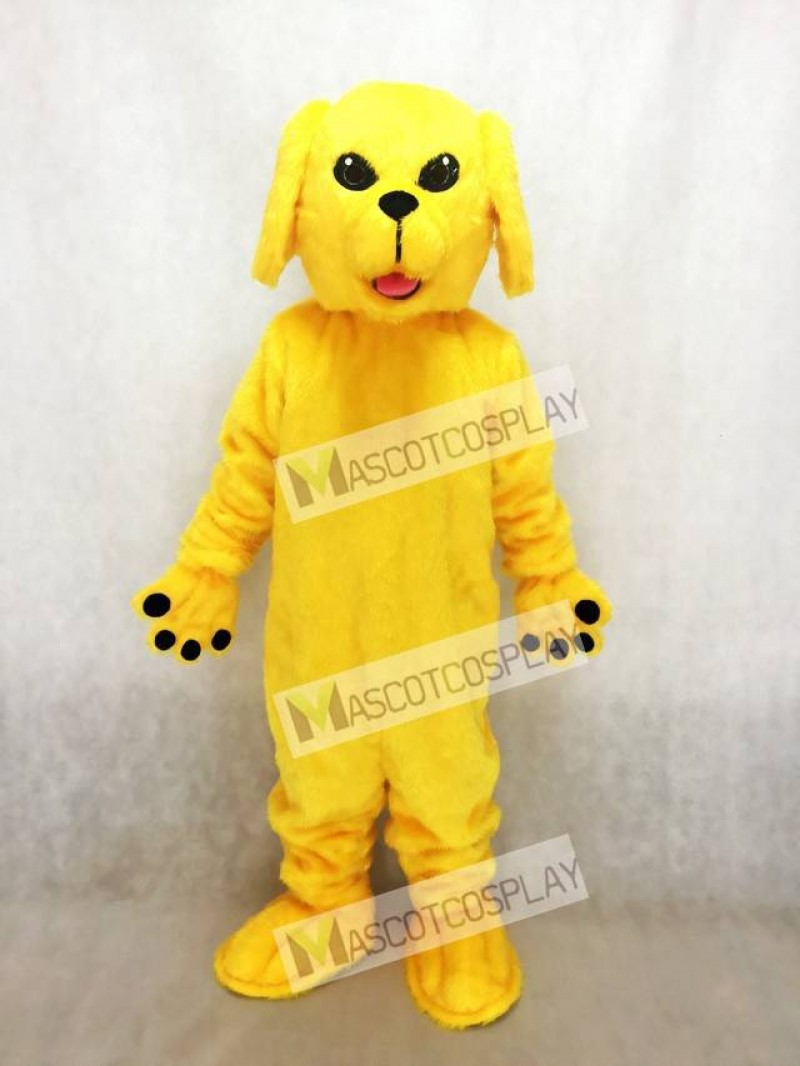 Cute Golden Lab Dog Mascot Costume