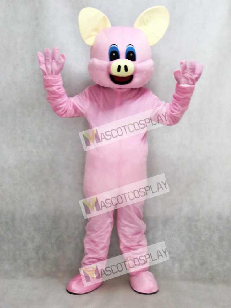 Pink Pig Mascot Adult Costume Animal