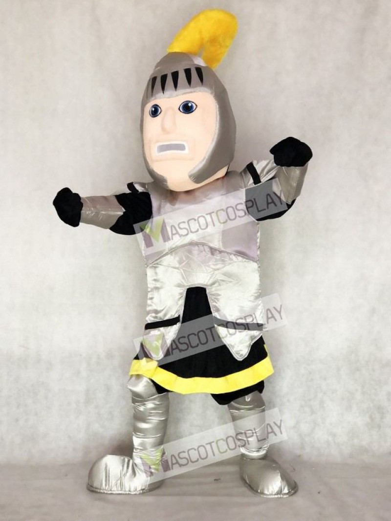 Adult Silver Knight College of St Rose Mascot Costume