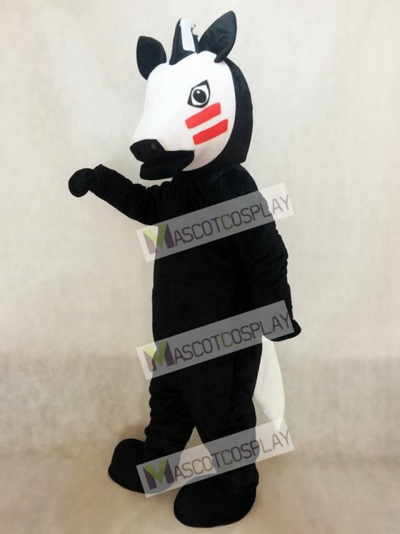 Black Trojan Horse Mascot Costume