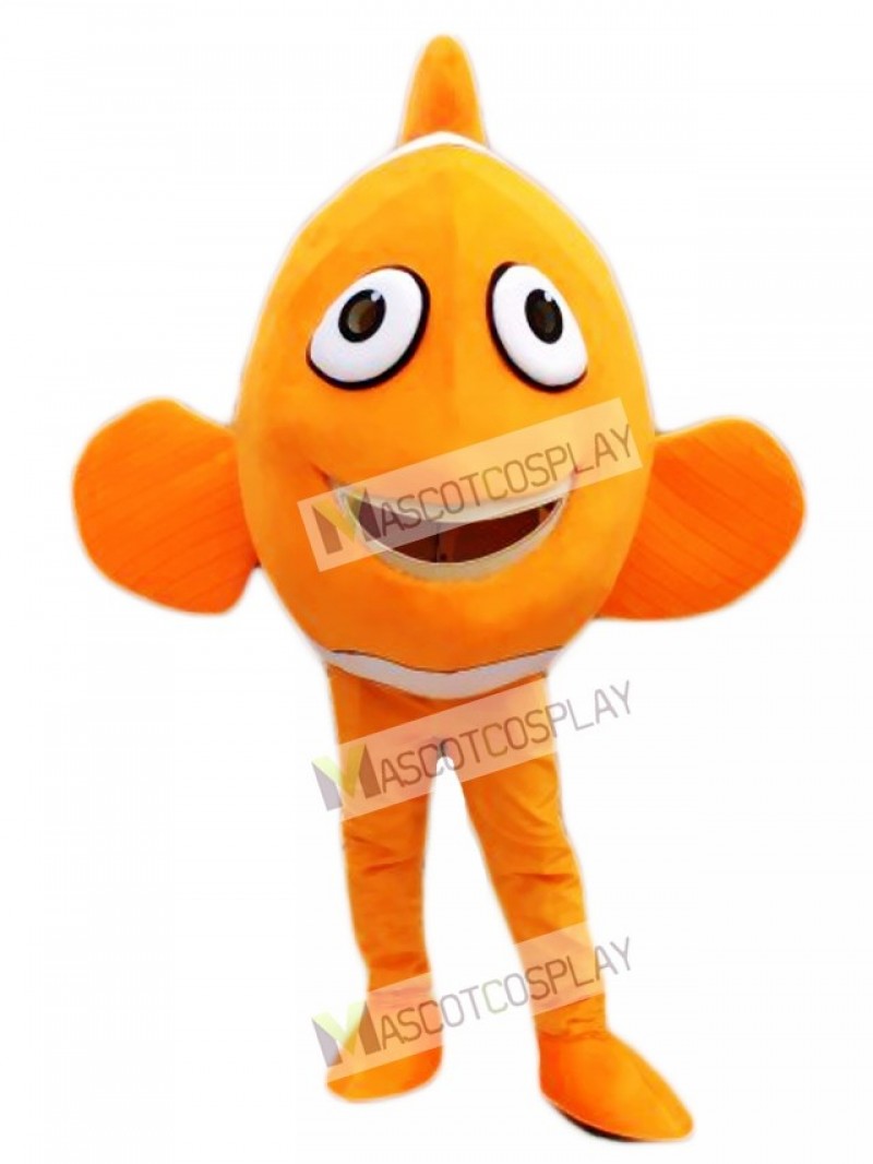 Orange Ocellaris Clownfish Mascot Costume Cartoon Character Halloween