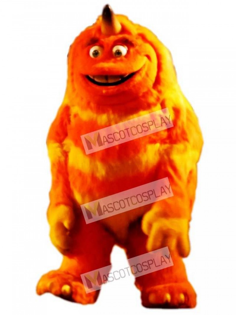 High Quality Adult Orange Monster Mascot Adult Costume