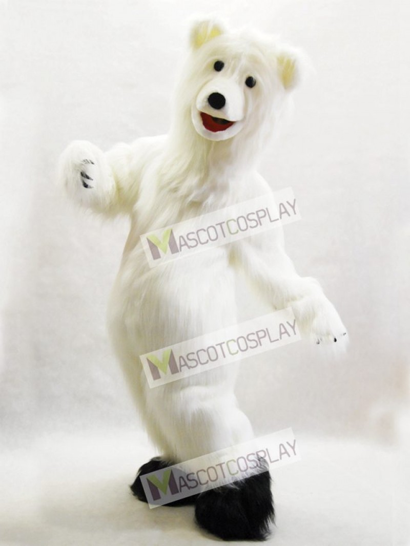 White Polar Bear Mascot Costume