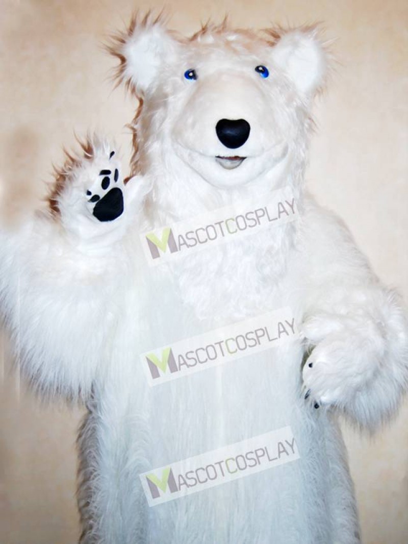 White Bear Mascot Costume