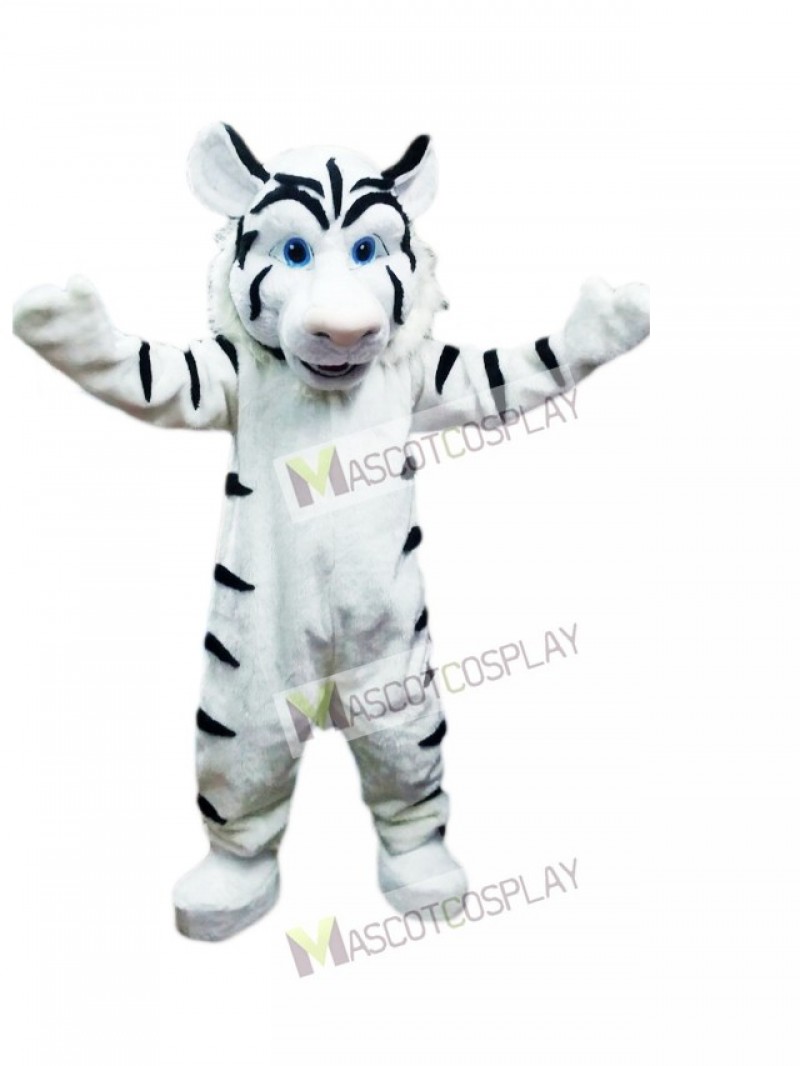 White Tiger Mascot Costume