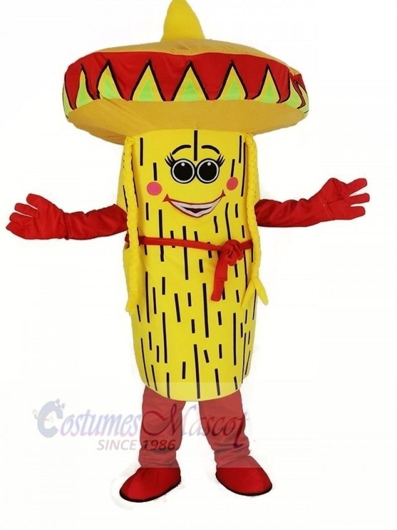 Mexican Food Tamale Mascot Costume Cartoon