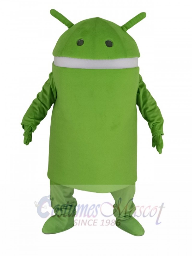 Green Android Robot Mascot Costume