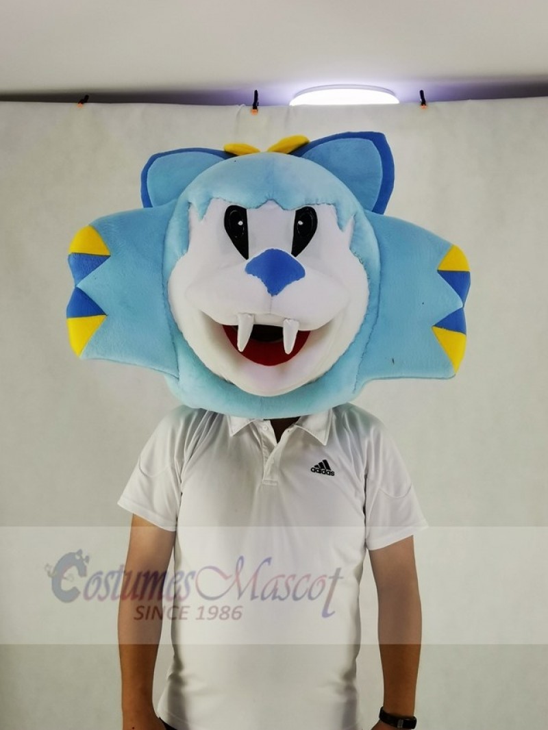 Blue Saber-toothed Cat Animal Only Head