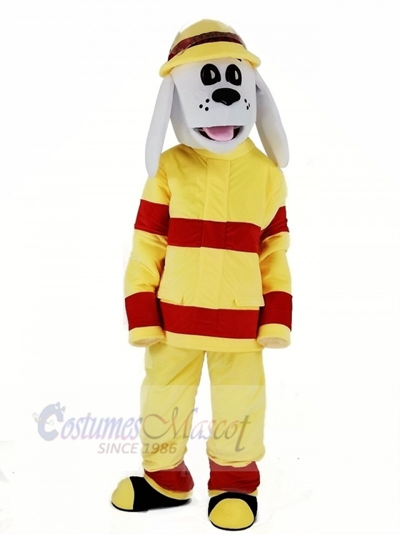 New Sparky the Fire Dog Mascot Costume Cartoon	