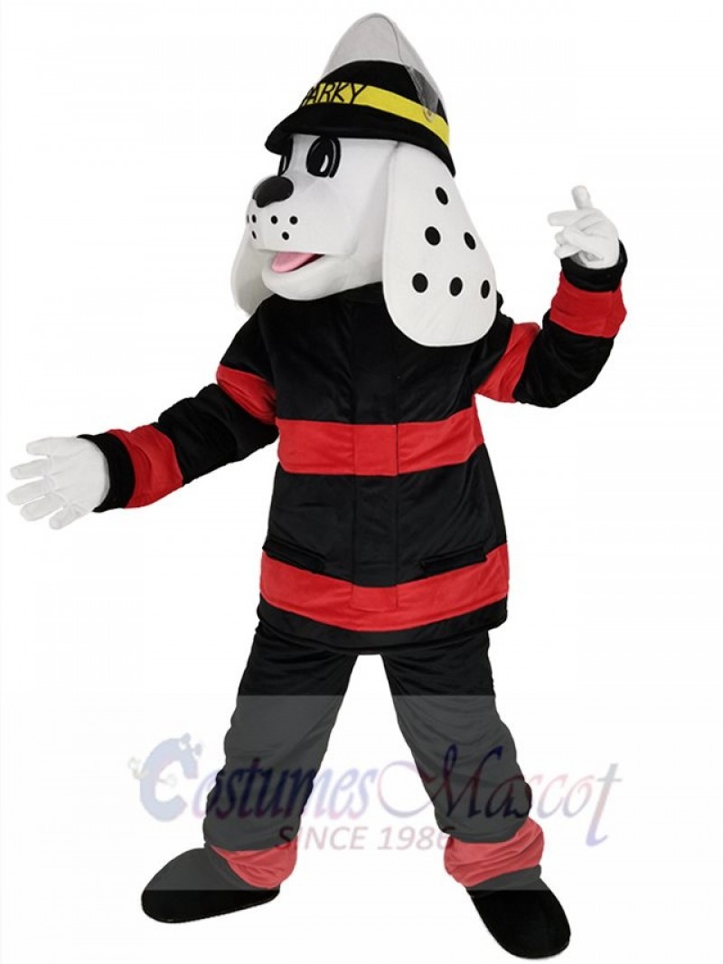 Sparky the Fire Dog mascot costume