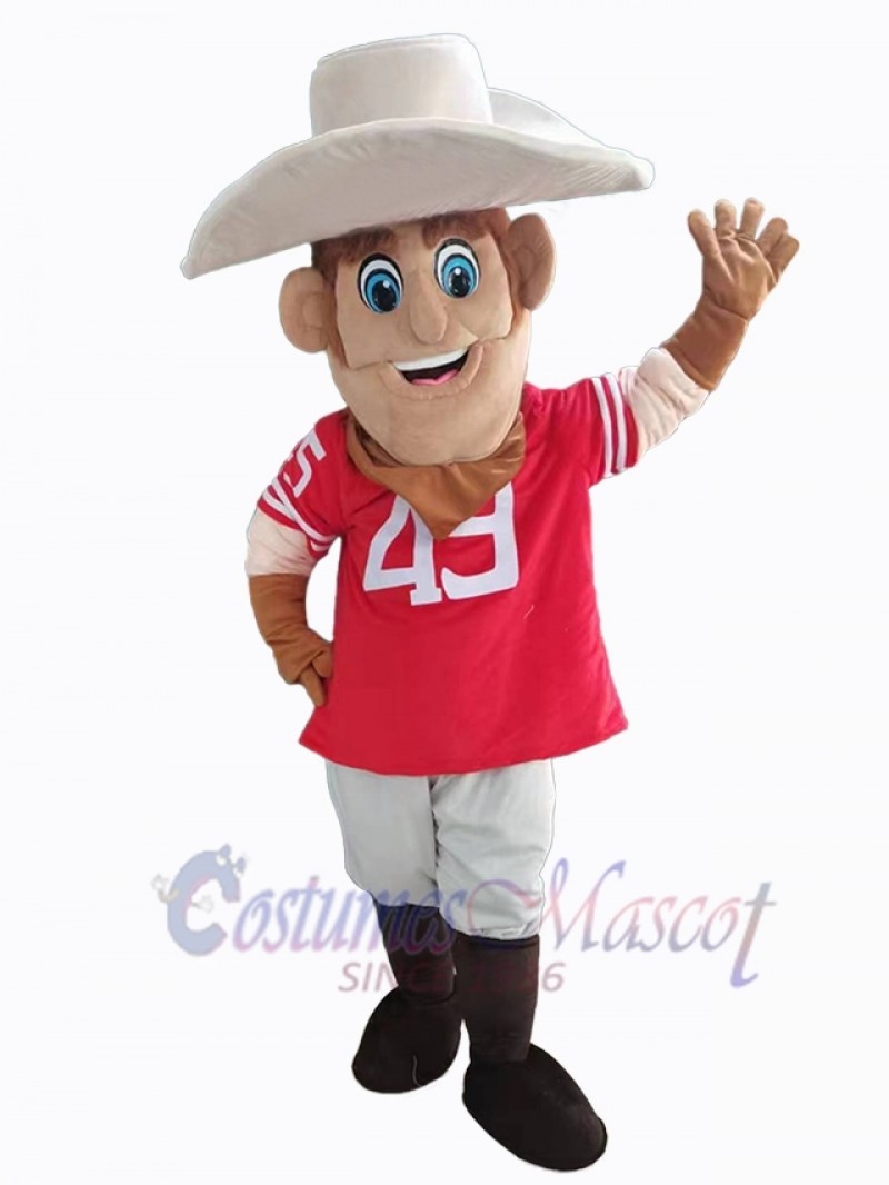 Cowboy mascot costume