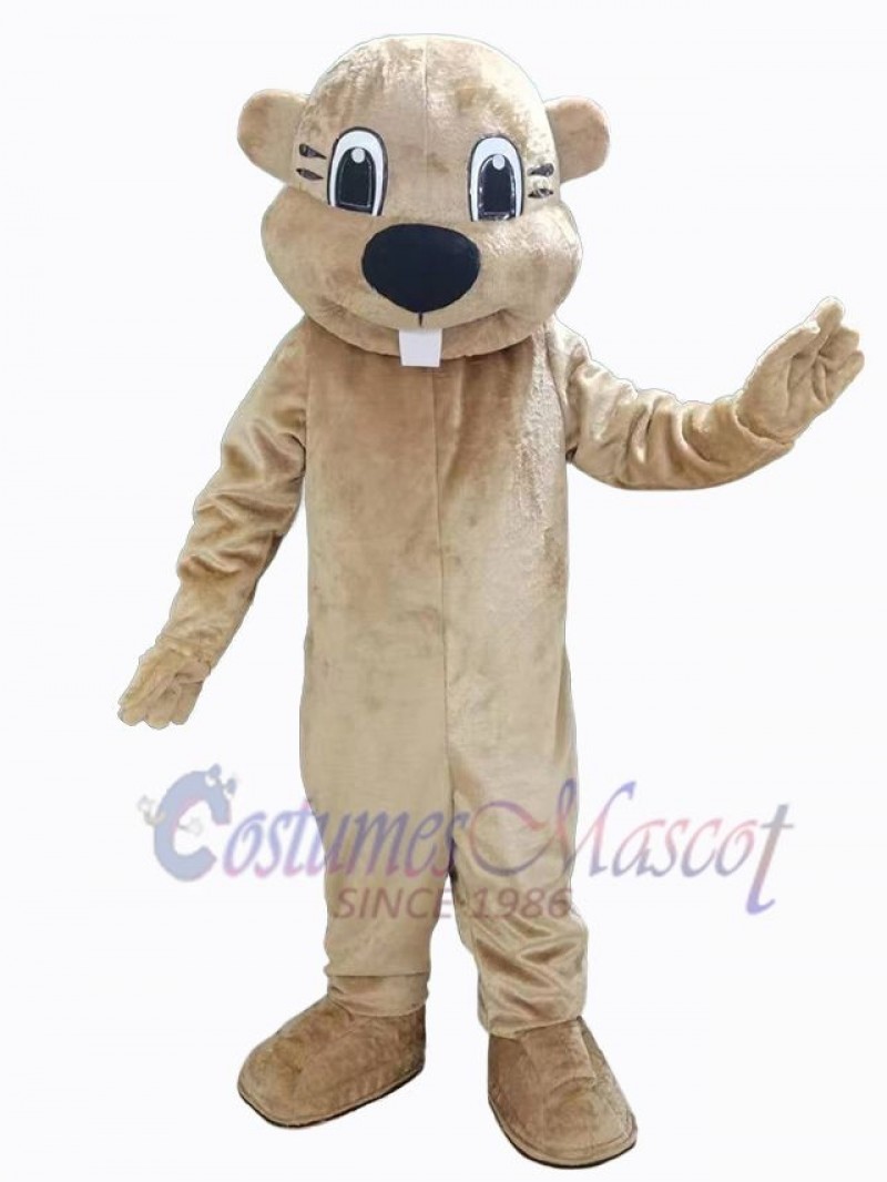 Beaver mascot costume