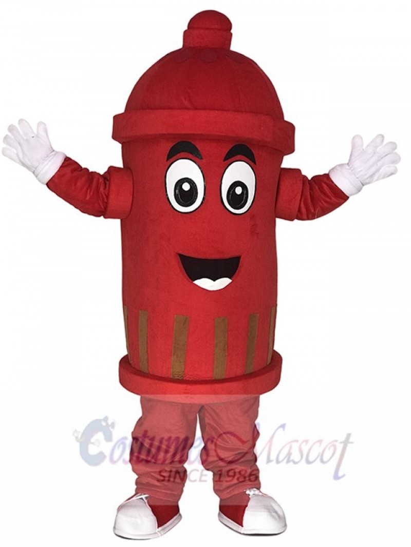 Red Public Utilities Fire Hydrant Mascot Costumes