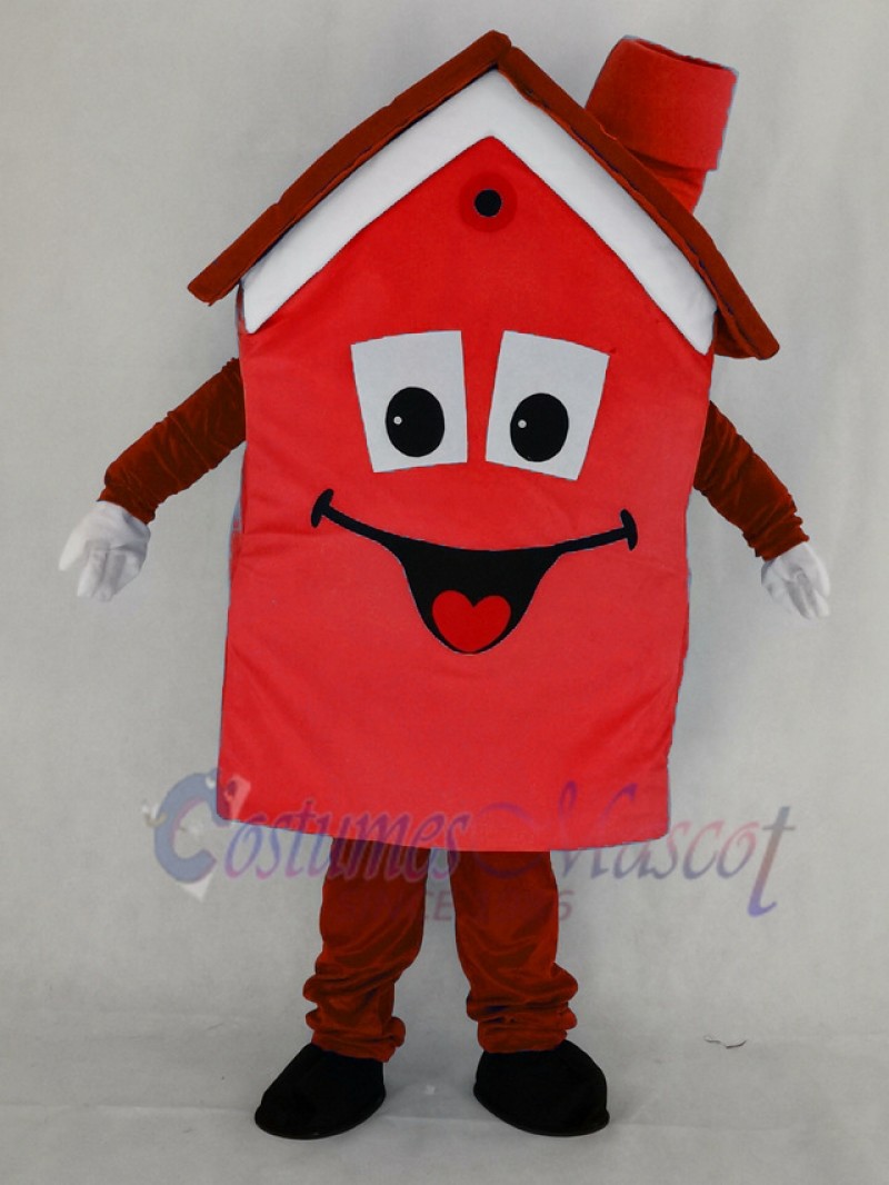 Red House Mascot Costume
