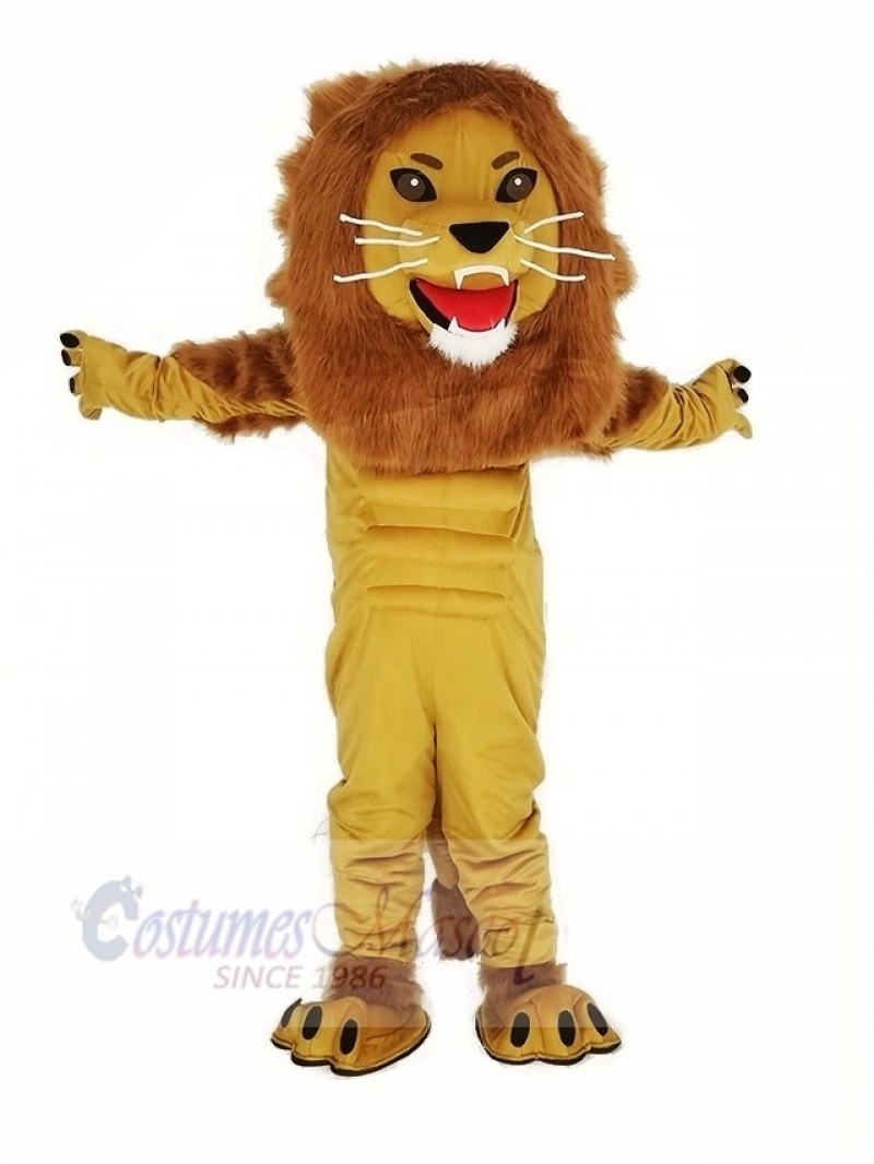 Fierce Lion King Mascot Costume Adult	