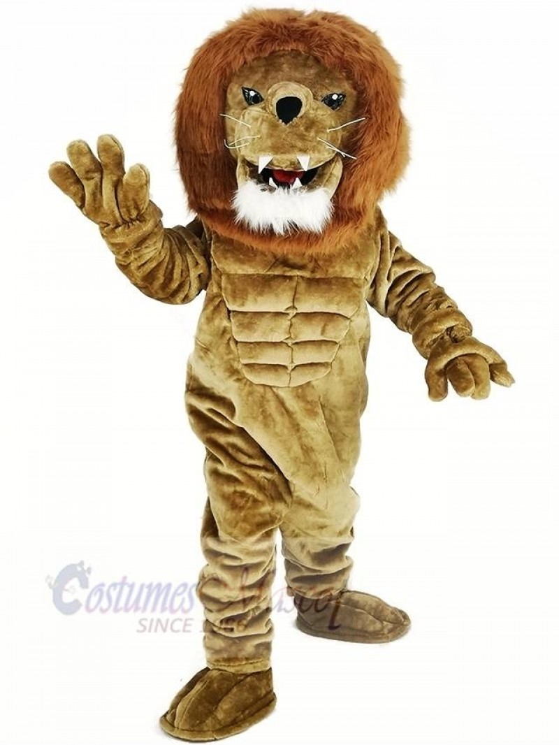 Fierce Lion King Mascot Costume Cartoon