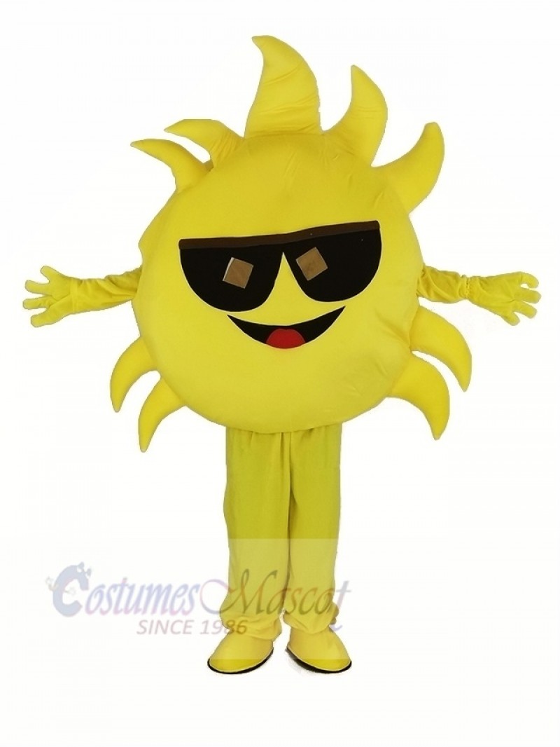 Mr. Sunshine Mascot Costume Cartoon	