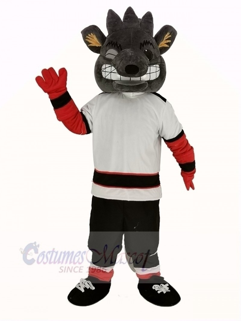 Albany River Rats Mascot Costume Ice Hockey Team