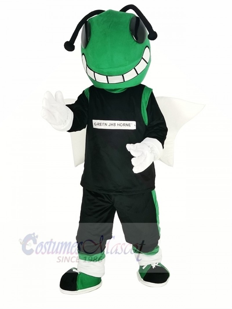 Green Hornets Mascot Costume Insect Animal