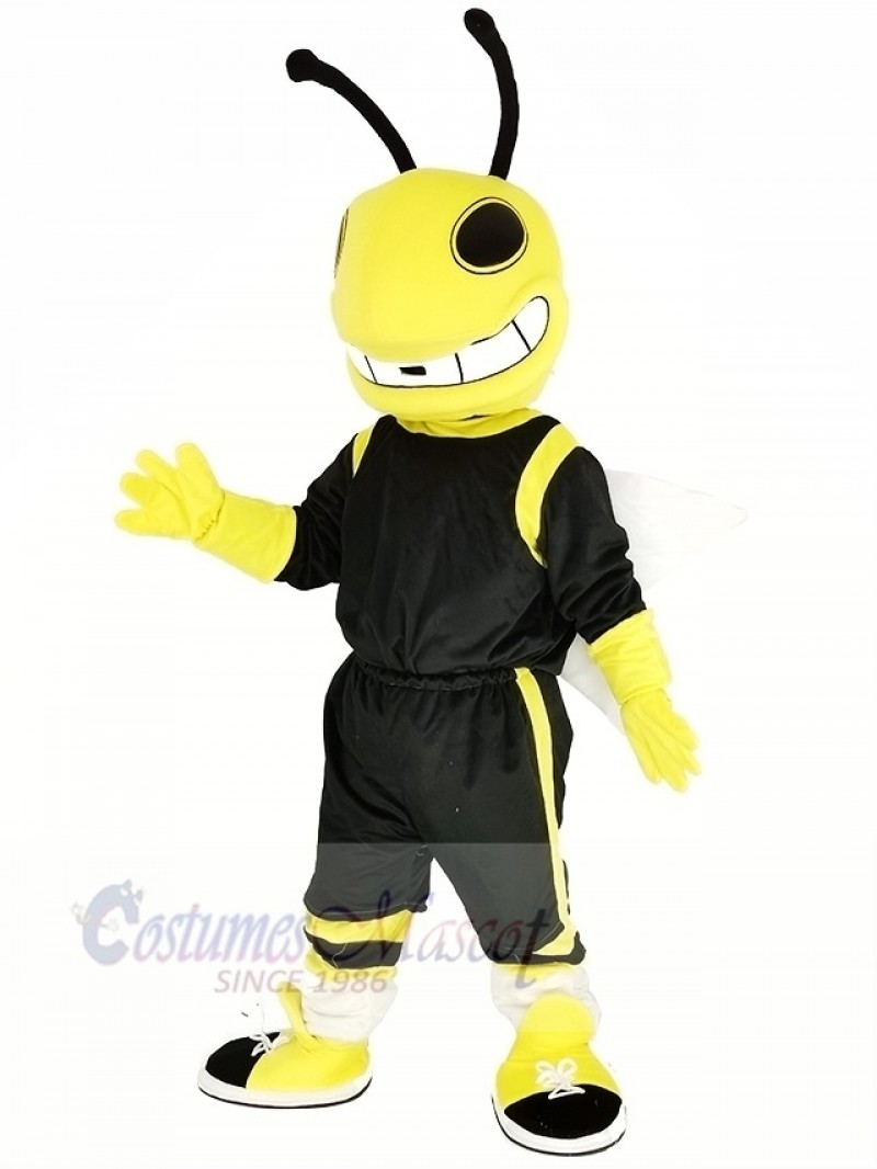 Yellow Hornets Mascot Costume Insect Animal