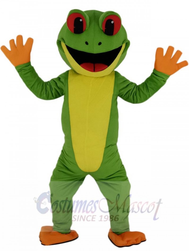 Green Tree Frog Mascot Costumes Animal