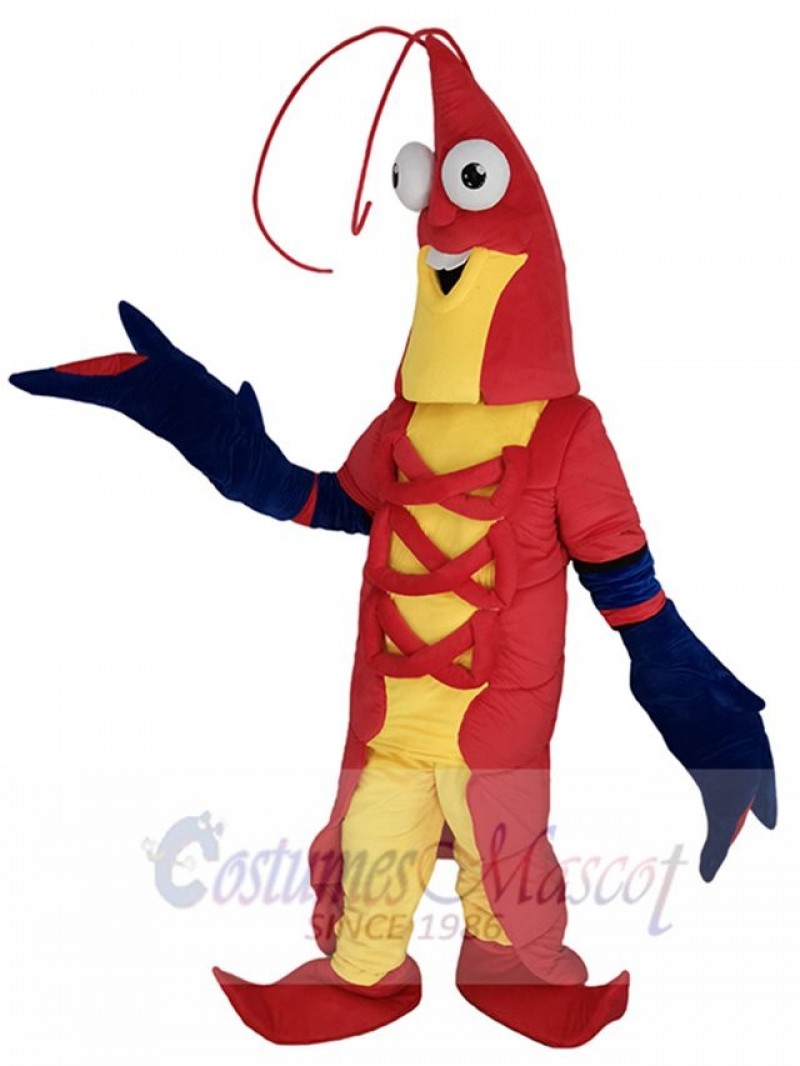 Shrimp Prawn mascot costume