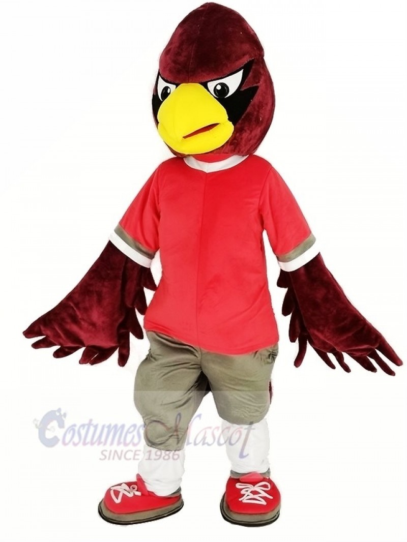 Cool Red Eagle Mascot Costume Animal