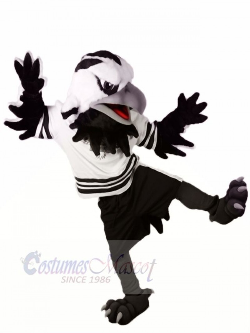 Black Eagle Falcon Mascot Costume College