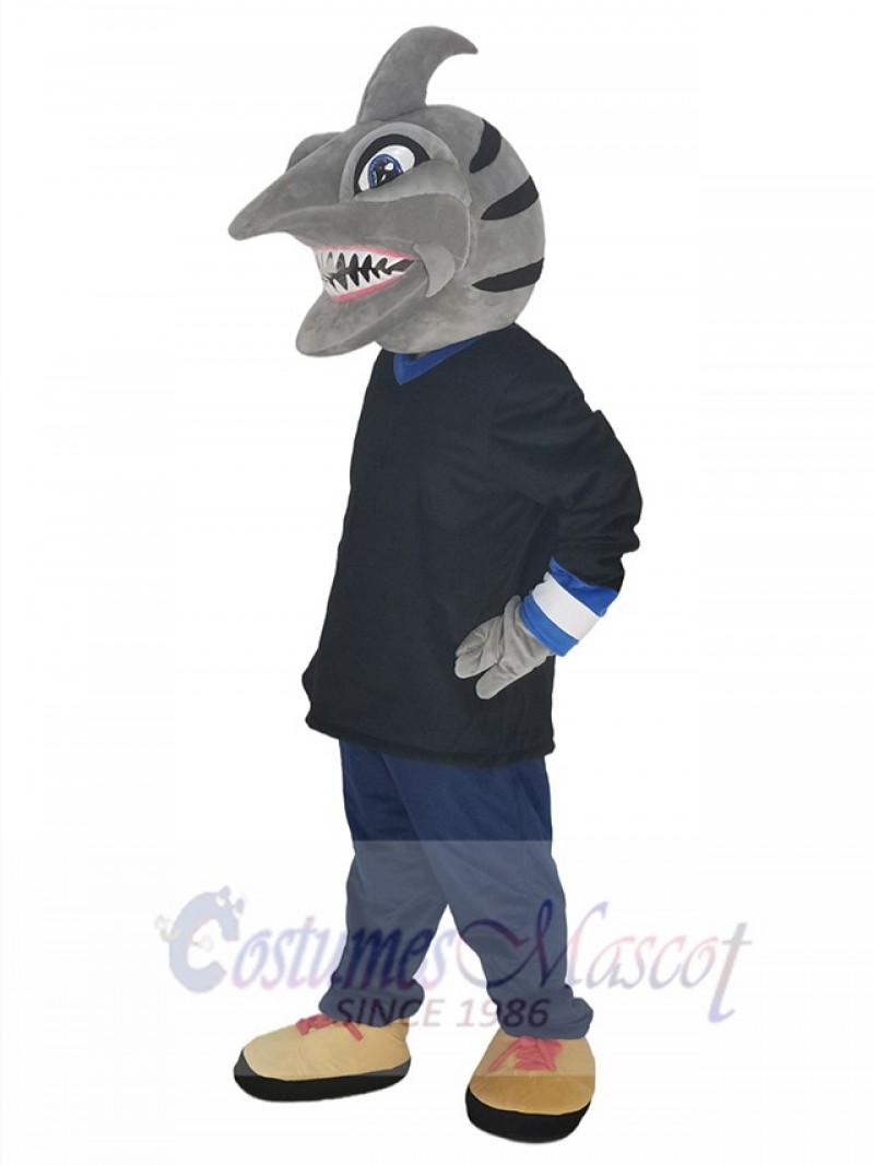 Shark mascot costume