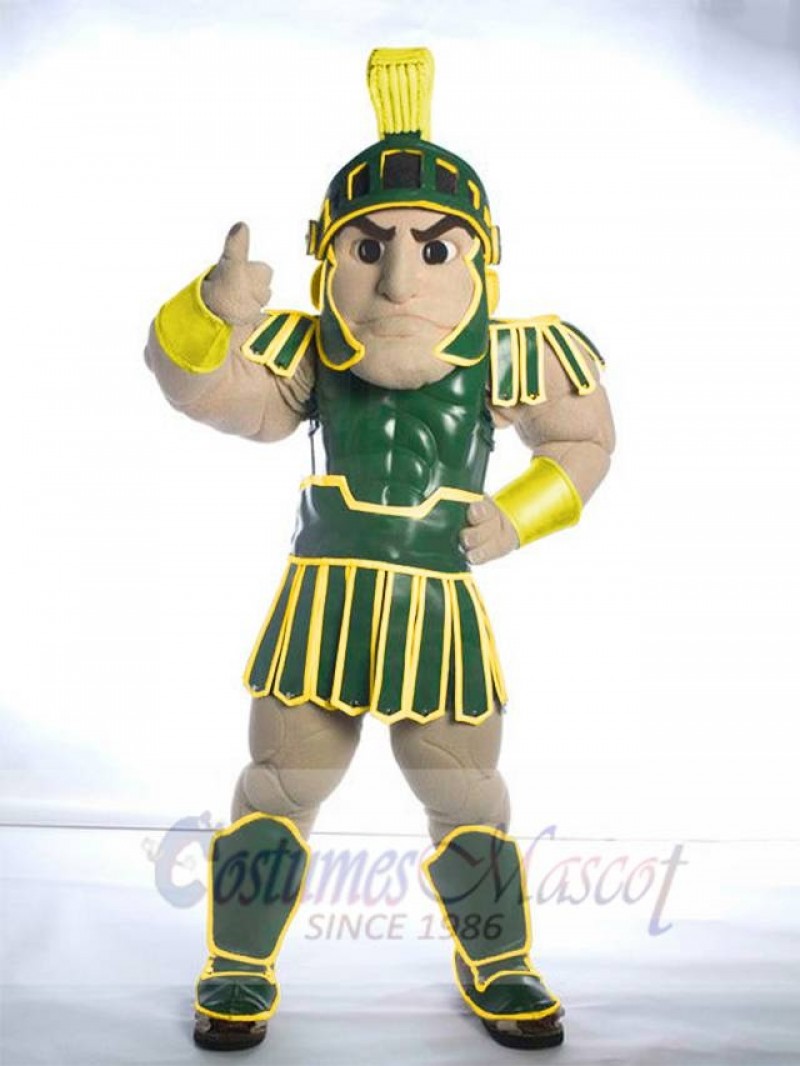 Spartan Trojan Knight Sparty mascot costume