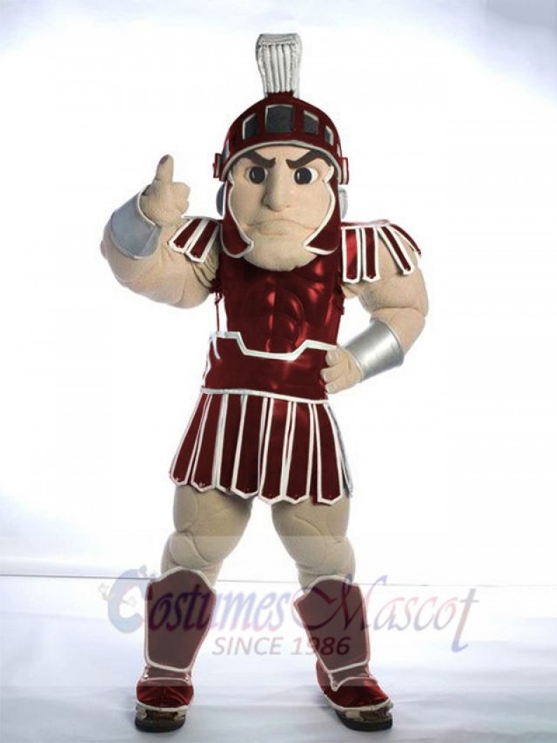 Spartan Trojan Knight Sparty mascot costume