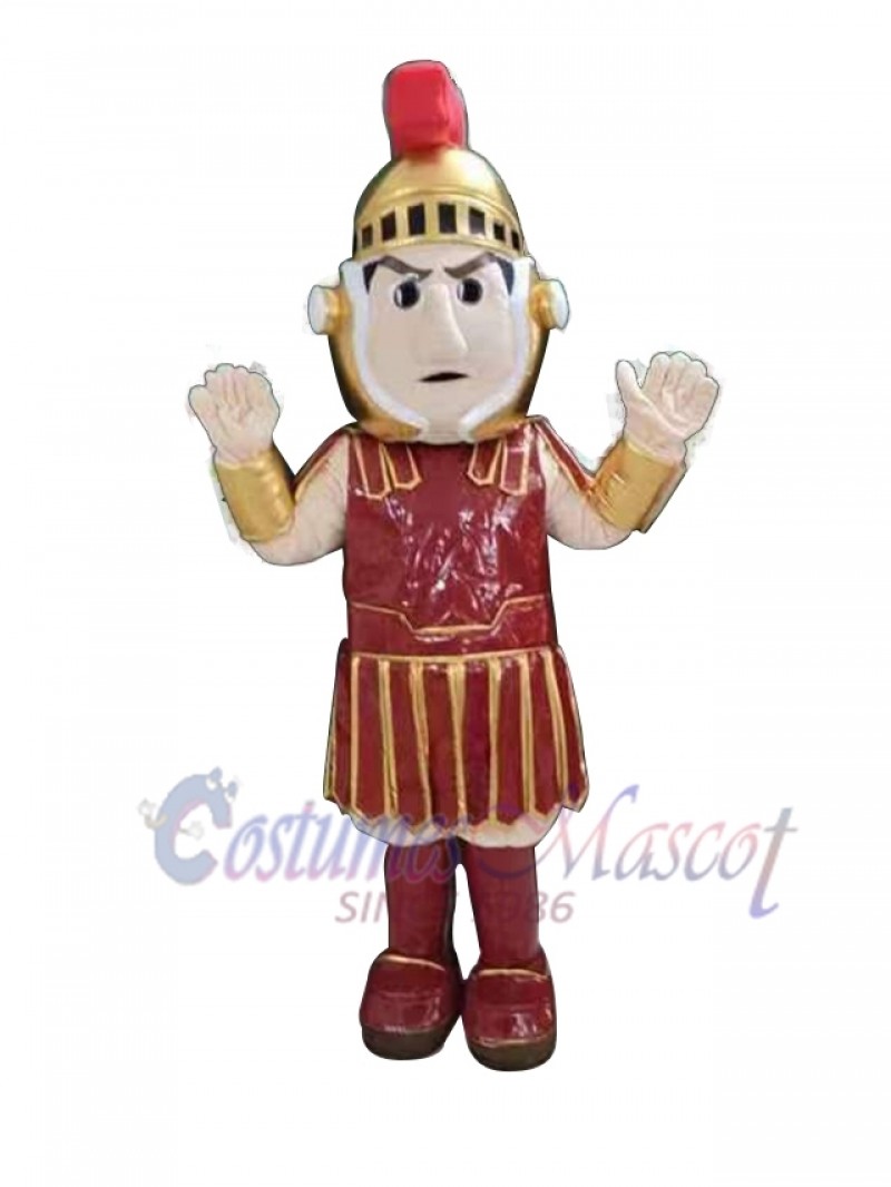 Spartan Trojan mascot costume