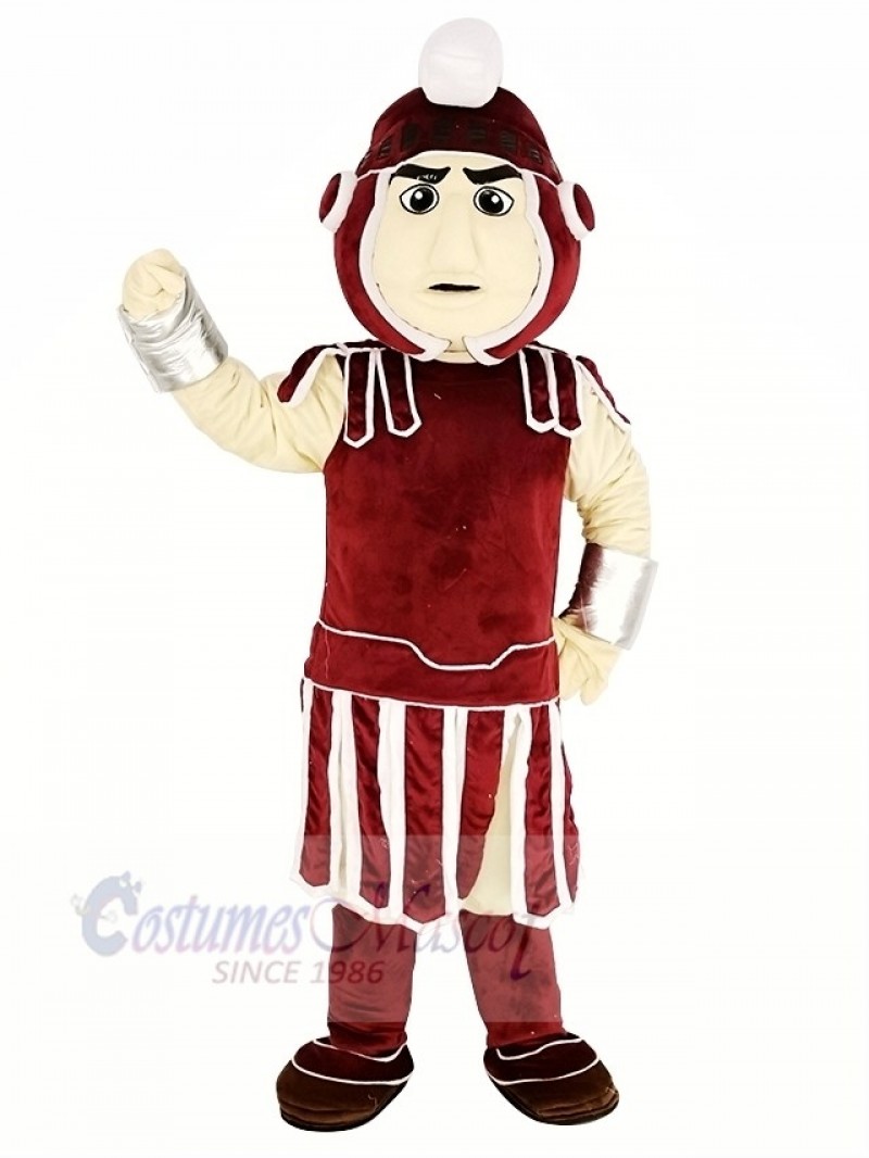 Maroon Titan Spartan Mascot Costume People