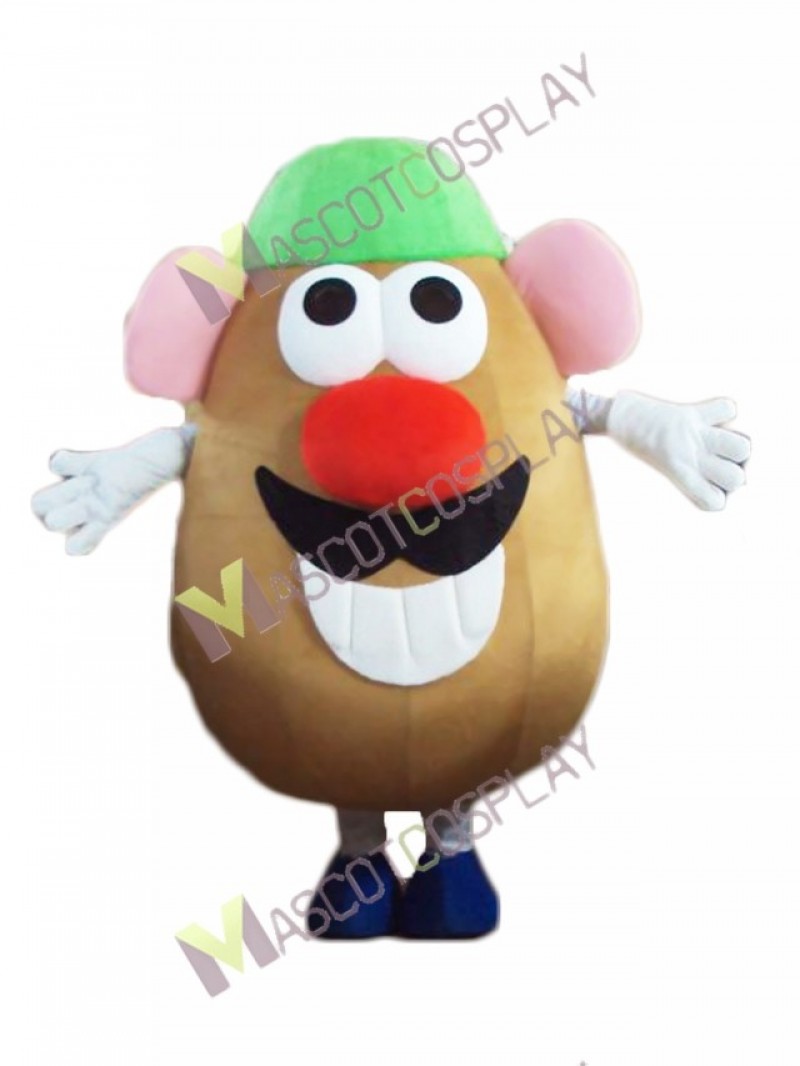 Mr. Potato Mascot Costume with Hat