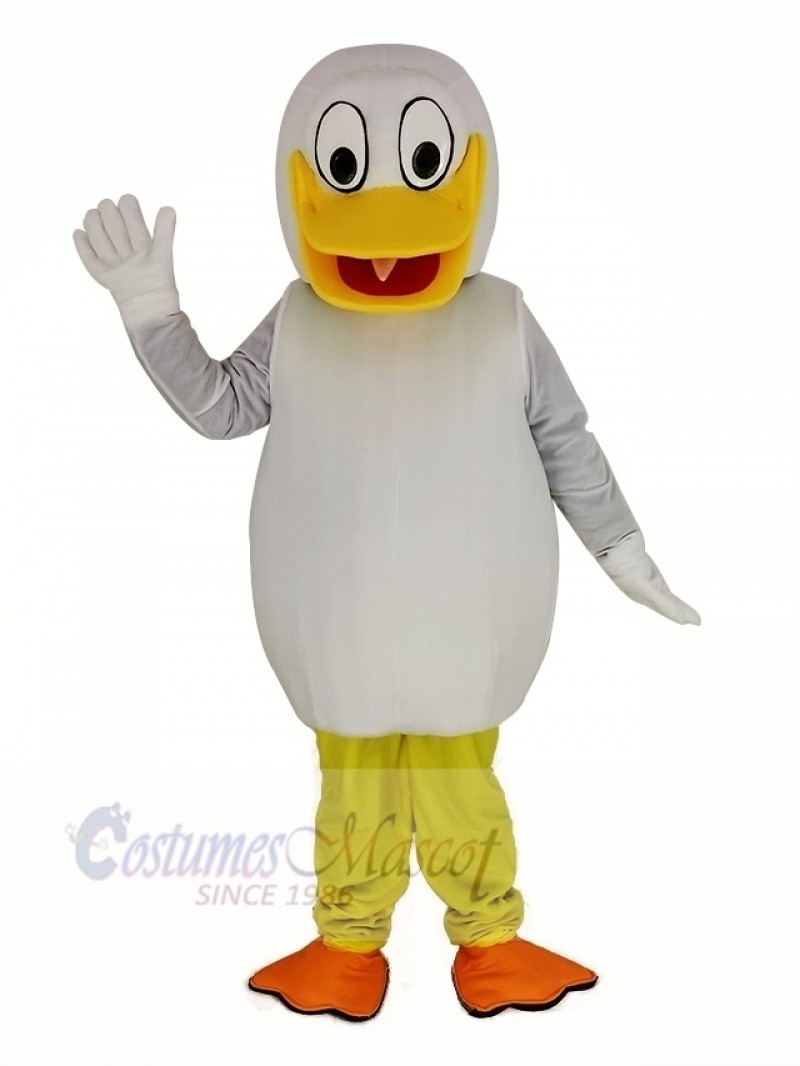 White Duck Mascot Costume Animal